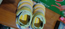卡特兔儿童凉鞋夏季男童毛毛虫凉拖女宝机能鞋包头学步鞋XBF3黄色12cm 实拍图