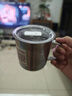 無印良品（MUJI）不銹鋼雙層馬克杯 咖啡杯 辦公室水杯杯子保溫保冷 銀色 380ml 曬單實拍圖