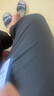頂峰保羅（Dingfengbaoluo）休閑褲束腳錐形男士春夏季百搭潮牌工裝運(yùn)動(dòng)長(zhǎng)褲子K2061卡其色XL 曬單實(shí)拍圖