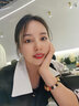 百泰首飾（BATAR JEWELLERY）生日禮物黃金項鏈女足金套鏈5G光珠圓形幾何圓片鎖骨項鏈 鏈長約38+2厘米，2.66g 曬單實拍圖