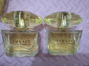 范思哲（VERSACE）華麗水晶黃鉆黃水晶經典 女士香水 持久七夕情人節(jié)生日禮物送女友 黃鉆黃水晶幻影金鉆女香90ml簡裝 曬單實拍圖