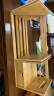 安尔雅 桌面书架桌上置物架简易收纳书立架楠竹学生小书本架伸缩单抽款 实拍图