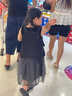 麥潮尚夏款韓版女寶寶無(wú)袖蓬蓬紗公主連衣裙 牛仔+無(wú)袖裙子兩件套 120 曬單實(shí)拍圖