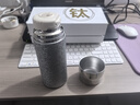 商超同款覆純鈦保溫杯真空雙層便攜茶水分離車(chē)載泡茶杯富氫杯高端 銀色覆鈦內(nèi)膽保鮮/盒裝 400ml 曬單實(shí)拍圖