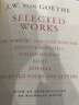 歌德作 Selected Works Sorrows Of Young Werther, Elective Affinities, Italian Johann Wolfgang von Goethe 曬單實(shí)拍圖