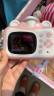 LOPOM拍立得儿童相机打印高清照相机3-12岁男孩女孩儿童玩具新年礼物 （热卖）拍立得+4K数码相机-粉色 实拍图