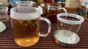 益工坊（YIGONGFANG）茶具 自帶過濾芯泡茶杯通透玻璃同心杯 370ml 曬單實拍圖