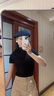 半高領(lǐng)短袖打底衫女t恤2024新款春夏氣質(zhì)修身內(nèi)搭設(shè)計(jì)感上衣黑色 黑色【螺紋】 L【102-114斤】 曬單實(shí)拍圖