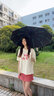 RAINLITE雨傘大號加固加厚結(jié)實抗風(fēng)男士全自動傘晴雨兩用女環(huán)扣折疊雙人傘 梧桐米 10骨 曬單實拍圖