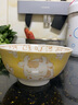 卡西菲kaxifei（KAXIFEI） 12十二生肖碗陶瓷大號餐具家用吃飯碗可愛(ài)卡通兒童個(gè)性 牛-6英寸 飯碗面碗 曬單實(shí)拍圖