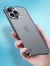 興百興 iPhone12金屬邊框手機(jī)殼蘋果12pro max全包鏡頭防摔保護(hù)套十二簡(jiǎn)約男女款輕奢外殼 12-海藍(lán)色(薄邊框)磨砂半透明背板 曬單實(shí)拍圖