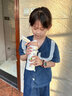 史努比兒童保溫杯316食品級(jí)不銹鋼小學(xué)生杯子男女孩上學(xué)專用便攜直飲杯 白色500ML 曬單實(shí)拍圖