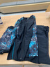 柯帛（KEBO）情侶潛水服男分體新款韓國防曬水母浮潛服長(cháng)袖沖浪男女士泳衣套裝 KB1901男款 XXL 曬單實(shí)拍圖