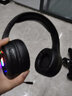前行者（EWEADN） 有線(xiàn)無(wú)線(xiàn)藍牙耳機電腦頭戴式帶麥克風(fēng)話(huà)筒電競游戲吃雞手機網(wǎng)吧通用耳麥臺式筆記本 【X12-有線(xiàn)藍牙】黑色發(fā)光耳機 曬單實(shí)拍圖