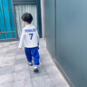 mlgt kids童裝男童秋裝套裝春秋新款兒童休閑兩件套中小童寶寶運(yùn)動(dòng)服 藍(lán)色（帶包包） 100 cm （建議95身高左右） 曬單實(shí)拍圖