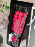 多唯呀玫瑰花香皂花仿真鲜花生日情人节礼物送女友女朋友老婆妈妈 33朵绚丽红 实拍图