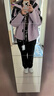 駱駝（CAMEL）女裝三防沖鋒衣女三合一抓絨內(nèi)膽拼色短款外套登山服 A23CA46167 曬單實(shí)拍圖