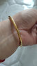 菜百首飾 黃金手鐲 足金百搭推拉式拋光素圈手鐲 計價(jià) 約24.85克 曬單實(shí)拍圖