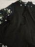 莎妮朵罗新品秋款雪纺长袖上衣T恤女15326 黑色 3XL建议140-160斤穿着 实拍图