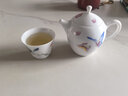 千紅窯 手繪品茗杯主人杯單杯仿古白瓷功夫茶杯套裝陶瓷茶盞個(gè)人杯 君德主杯一套（6個(gè)） 曬單實(shí)拍圖