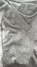 純一良品（CUNYI）童裝男童短袖t恤兒童夏裝中大童運(yùn)動(dòng)上衣男孩打底衫基礎(chǔ)款 淺花灰 160 cm 曬單實(shí)拍圖