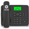 卡尔 KT1000移动铁通/联通无线座机插卡式电话机 办公室家用无线固定电话机 插手机电话卡的座机 G180黑色-2G移动版（7、8位数固话卡请备注） 实拍图