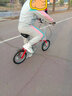 GOGOBIKE 14寸鋁合金超輕男女式成人單速碟剎小輪學(xué)生單車便攜折疊自行車 14寸鋁路寶/碟剎/石榴紅 曬單實拍圖