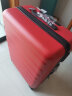 90分行李箱24英寸红色拉杆箱结婚陪嫁旅行箱大容量密码托运箱莱茵河 实拍图