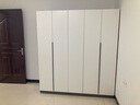 淘尚居衣柜臥室平開(kāi)門(mén)全實(shí)木芯生態(tài)板組合現代簡(jiǎn)約掛衣桿家用柜定制衣櫥 預售.C003-160衣柜(白+灰)4門(mén) 帶頂柜【總高250】 曬單實(shí)拍圖