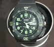 卡西歐（CASIO）男女表學(xué)生手表運動(dòng)手表 夜光防水石英表帶星期日歷腕表 黑表黃字MRW-200H-9B 曬單實(shí)拍圖