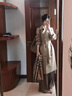 舒芳蝶（shufangdie）英倫風(fēng)早秋風(fēng)衣外套女小個子2025新款女裝高級感超好看大衣中長款 卡其色長款 M 曬單實拍圖
