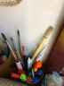温莎牛顿（WINSOR&NEWTON） 混合貂毛圆头水彩笔 画家专用水彩画笔水粉画笔套装 6支套装 实拍图