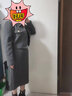 歌莉婭水洗羊毛套裝女秋冬格雷系一整套穿搭通勤三件套1ACLAB10A 48B深灰 M 曬單實(shí)拍圖