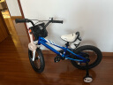 优贝（RoyalBaby）易骑儿童自行车单车学生脚踏车男女通用童车3-10岁宝宝经典表演车 第五代蓝色 16寸 实拍图