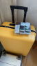 小米行李箱大容量密码箱万向轮男女拉杆箱24英寸旅行箱托运青春款黄色 实拍图