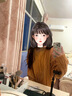 妙奕嘉毛衣秋冬款女士針織衫女裝慵懶風(fēng)2025新款加厚毛線衣女學(xué)生寬松 落日橘麻花毛衣 【均碼】 曬單實(shí)拍圖