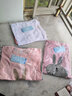 七語(yǔ)欣童裝女童短袖套裝夏裝兒童套裝2025新款小女孩寶寶卡通t恤兩件套 粉色 120 (適合身高110-120cm) 曬單實(shí)拍圖