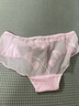 她的睫毛內褲女蕾絲性惑無(wú)痕中低腰火辣薄款透性感大碼胖透明純棉檔三角褲 紫白+粉+綠+藍 L【建議105斤-130斤】 曬單實(shí)拍圖