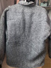 安初夏燈芯絨棉衣男士休閑套裝冬季加絨加厚棉服搭配寬松衣服男裝三件套 灰色棉服+黑毛衣+加絨長(cháng)褲 L 曬單實(shí)拍圖