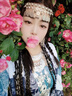 SZEL苗族服裝女裝新款苗疆蠟染少女套裝旅拍抹胸少數(shù)民族舞臺服飾表演 白色蠟染（外套+裹胸+裙子） 均碼 80穿到130斤 曬單實拍圖