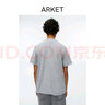 ARKET女裝 純棉圓領(lǐng)休閑短袖正肩T恤灰色夏季經(jīng)典款0630665075 灰色/混色 S 165/88A 曬單實(shí)拍圖