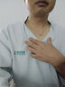 羅泰老銀匠羅泰老銀匠999足銀六字真言吊墜項鏈男女潮款時尚古法蛇骨鏈套鏈 吊墜+45cm項鏈 曬單實(shí)拍圖