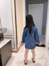mlgt kids童裝兒童套裝2025春秋新款女童牛仔裙兒寶寶牛仔外套兩件套 藍(lán)色套裝 100 cm適合95cm 曬單實(shí)拍圖