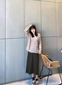 妃莉杋連衣裙女裝套裝新款2025秋冬季小個(gè)子氣質(zhì)顯瘦時(shí)尚減齡毛衣裙子 咖色毛衣+半身裙 M 曬單實(shí)拍圖