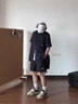 唐號(hào)（tanghao）夏季日系戶(hù)外純色速干短褲運(yùn)動(dòng)短褲男女美式百搭潮流寬松沙灘褲 紅色 XL 曬單實(shí)拍圖