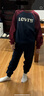 Levi's李維斯兒童套裝男女童套裝秋季新款套頭衛(wèi)衣長褲2件套衣服 深靛藍(lán) 150 /72 【建議身高140-152cm】 曬單實(shí)拍圖