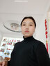 丹語(yǔ)打底衫女高領(lǐng)2021春夏秋冬都可以穿的新款網(wǎng)紗 pang mm 大ma長(cháng)袖女彈力修身加絨內搭小衫 黑色 XL 曬單實(shí)拍圖