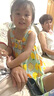 G.DUCKKIDS女寶寶夏裝套裝1-2-3-5歲女童夏季吊帶短褲兩件套嬰兒衣服卡通潮 黃色 100 曬單實(shí)拍圖