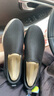 斯凱奇（Skechers）男鞋夏季2025新款網(wǎng)面一腳蹬穿脫輕便透氣軟底休閑鞋健步鞋老人鞋 54600-BBK 41 曬單實拍圖
