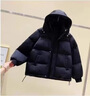 FSHE 棉服女2025新款衣韓版學(xué)生面包服女冬裝外套短款小襖ins潮 黑色 XL 121斤到135斤 曬單實(shí)拍圖